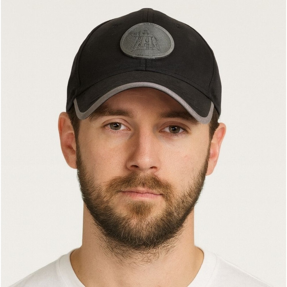 Crimson Tide Ball Cap Black & Gray Embossed Collegiate Licensed Product